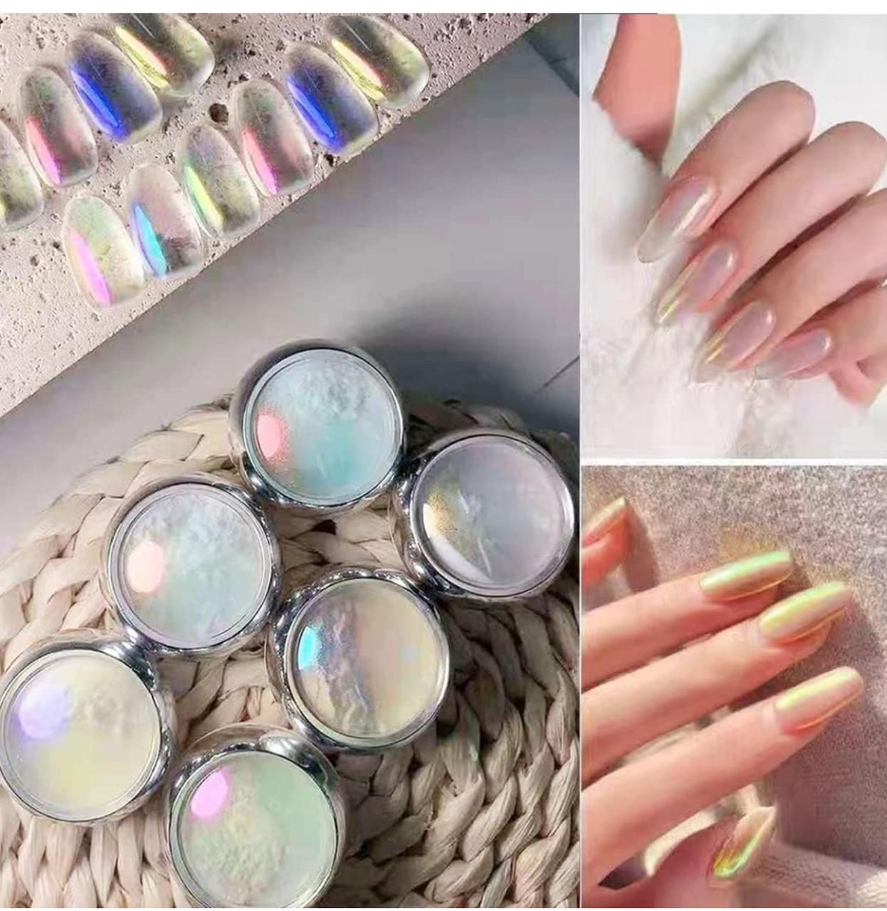 Pearl crome powder set of 6 color